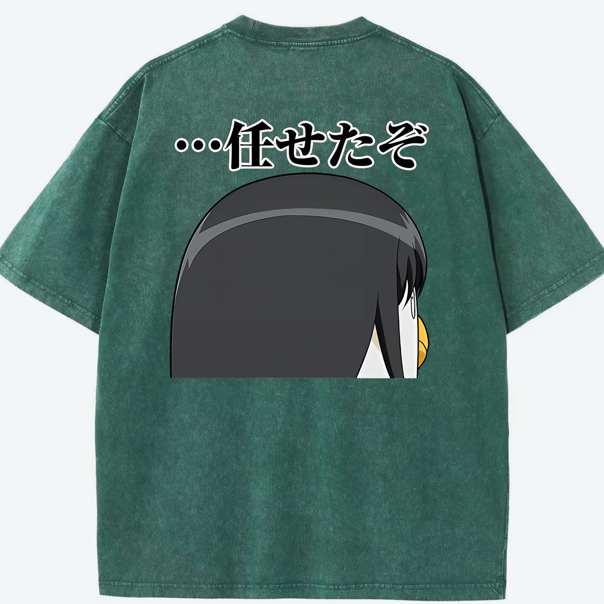 （画像用） ぎんたま 坂田銀時（さかたぎんとき） 神楽 志村新八（しむら しんぱち） GINTAMA Sakata Gintoki Kagura Shimura Shinpachi 綿100% ヴィンテージ風 半袖Tシャツ（背面プリント）
